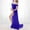 Blue, variant on Maternity Dress for Photoshoot Women Off Shoulder Pregnants Sexy Photography Ruffled Short Sleeve Dress Nursing Long Dress Hot Pink M
