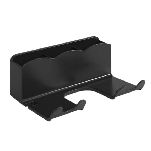 LLDYYDS Wall Mounted Hair Dryer Holder Organizer With Shelf Space Saving Blow Dryer Storage For Bathroom Salon Bedroom Home Use