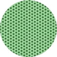 thumbnail image 1 of Ahgly Tapis Rond Lavable en Machine Intérieur Transitionnel Vert Pâle, 7 Pieds Rond, 1 of 7