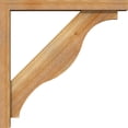 thumbnail image 3 of Ekena Millwork 4"W x 26"D x 26"H Funston Block Rough Sawn Bracket w/ Offset Brace, Western Red Cedar, 3 of 25