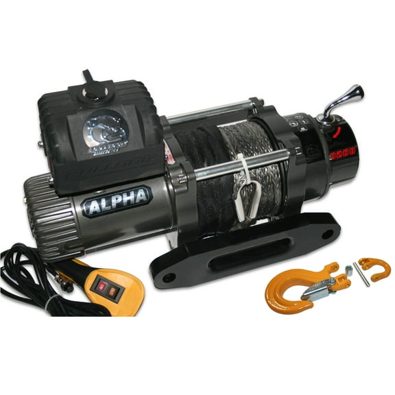 Bulldog Winch 10009 - 8288 lb Comp Series Winch with 75' Synthetic Rope