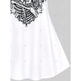 thumbnail image 4 of Top Cami de Talla Grande de Impreso Rosegal  Camisetas sin mangas de talla grande, 4 of 5