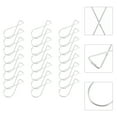 thumbnail image 1 of WRITWAA 100pcs Ceiling Hook Hanger Ceiling Tile Hooks Metal Hanging No Damage Homeowners Use, 1 of 8