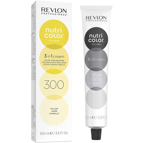Revlon Nutri Color Cream - 300 Yellow , 3.4 oz Hair Color