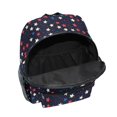 thumbnail image 6 of FORMRS Kids School Backpack with Front Zippered Pocket 12" Student Travel Daypack, Red Starry Pattern, 6 of 6