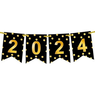  KatchOn, Xtralarge Black and Gold Streamers - Pack of 3, Prom  Backdrop 2023, Happy Birthday Backdrop