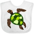 thumbnail image 3 of Inktastic Turtle Illustration Boys or Girls Baby Bib, 3 of 4