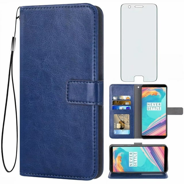 Mobile Phone Cover for oneplus 5, Premium Flip Leather Wallet Mobile Phone Cover, 3 Card Slot Stand Function Magnetic Closure