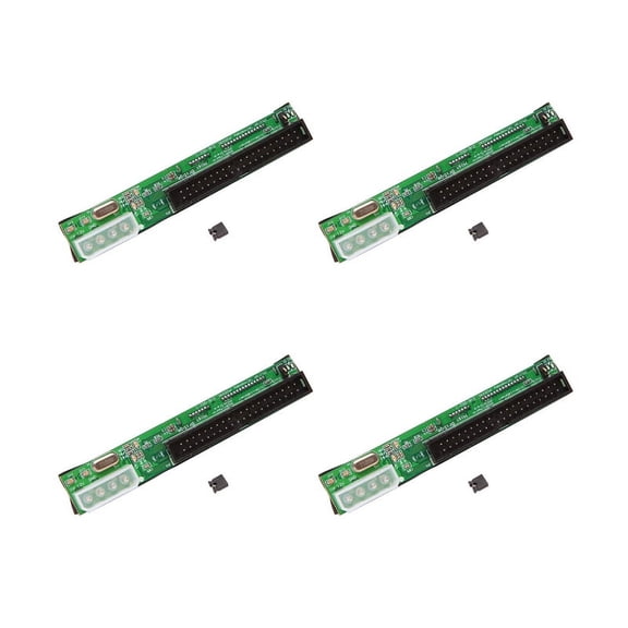 4X 7+15Pin 2.5 Female to 3.5 Inch Ide to Ide Adapter Converter Male 40 Pin Port for 133 100 HDD Cd DVD,4 x 2.5 Female to 3.5 Inch IDE Male Adapter,green