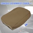 thumbnail image 2 of Unique Bargains Car Neoprene Center Console Lid Armrest Cover for Ford Explorer 2011-2019 Brown, 2 of 7
