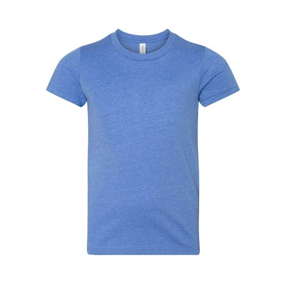 BELLA   CANVAS Youth Unisex Jersey Tee S Heather Columbia Blue