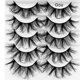 thumbnail image 1 of Xiao Hua 15 pares de pestañas postizas de visón tenues, suaves y esponjosas, aspecto natural, volumen 8D, 21 mm, G06, 1 of 3