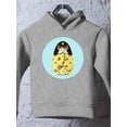 thumbnail image 3 of Kokeshi Doll With Flowers Hoodie Toddler -Image by Shutterstock,  5 Toddler, 3 of 4