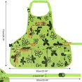 thumbnail image 2 of "Delantal para herramientas de jardín B605 estampado verde" Sincero Electrónica, 2 of 3