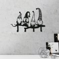 thumbnail image 5 of Gnomo de metal para soporte de llave, elfo sin rostro, montado en la pared, para llavero, con 4 ganchos para entrada, armario decorativo de pared Feliz Sencillez, 5 of 5