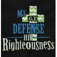 thumbnail image 2 of My One Defense His Righteousness Women Crewneck Sweatshirt Brisco Brands S, 2 of 6