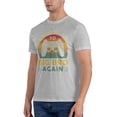 thumbnail image 4 of Leveling Up To Big Bro Again Men'S Basic Short Sleeve T-Shirt Gray X-Large, 4 of 5