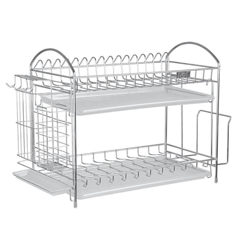 2 Tier Dish Rack With Chopstick And Utensil Holder Moveable S Hooks   4a8bdbab 3898 4ccc 8b89 C57307274565 1.5cd838ab78ed9a3ed06302c01efdb4d7 