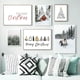 thumbnail image 3 of Póster estético de decoración navideña, carteles e impresiones de alce de bosque de invierno de Navidad, decoración nórdica para el hogar, arte de pared, pintura en lienzo, 3 of 4