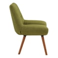 thumbnail image 4 of OSP Home Furnishings Calico Fabric Accent Chair with Amber Legs in in Green, 4 of 7