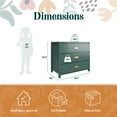thumbnail image 5 of Max & Finn Haven 3-Drawer Kids' Dresser, Hunter Green, 5 of 15
