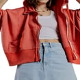 thumbnail image 1 of Veste d'Automne pour Adolescente à Manches Longues de Couleur Unie, 1 of 8