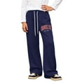 thumbnail image 3 of Shadoumai Boys Sweatpants Baggy Trousers Letter Graphic Wide Leg Track Jogger Bottoms with Elastic Waist Side Pockets Stretch Fabric for Youth Street Casual Wear, 3 of 9