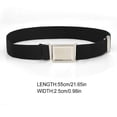 thumbnail image 5 of TureClos Waist Belt Magnetic Buckle Kids Elastic Stretch Clothes Accessories Multicolor Lightweight Waist Webbing Straps for Boys Girls black, 5 of 5