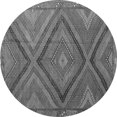 thumbnail image 1 of Ahgly Company Indoor Round Southwestern Gray Country Area Rugs, 7' Round, 1 of 1