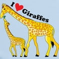thumbnail image 2 of CafePress - I Love Giraffes Infant Bodysuit - Baby Light Bodysuit, Size Newborn - 24 Months, 2 of 4
