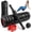 Black-18"(5 in 1), variant on 5-in-1 Foam Roller Set, Massage Roller Stick, Massage Ball, Resistance Band for Deep Muscle Massage, Trigger Point Release, Pilates, Yoga