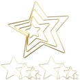 thumbnail image 4 of 12pcs Star Shaped Metal Dream Catcher Hoops Macrame Craft for Wreath Supplies and Handmade Projects, 4 of 7
