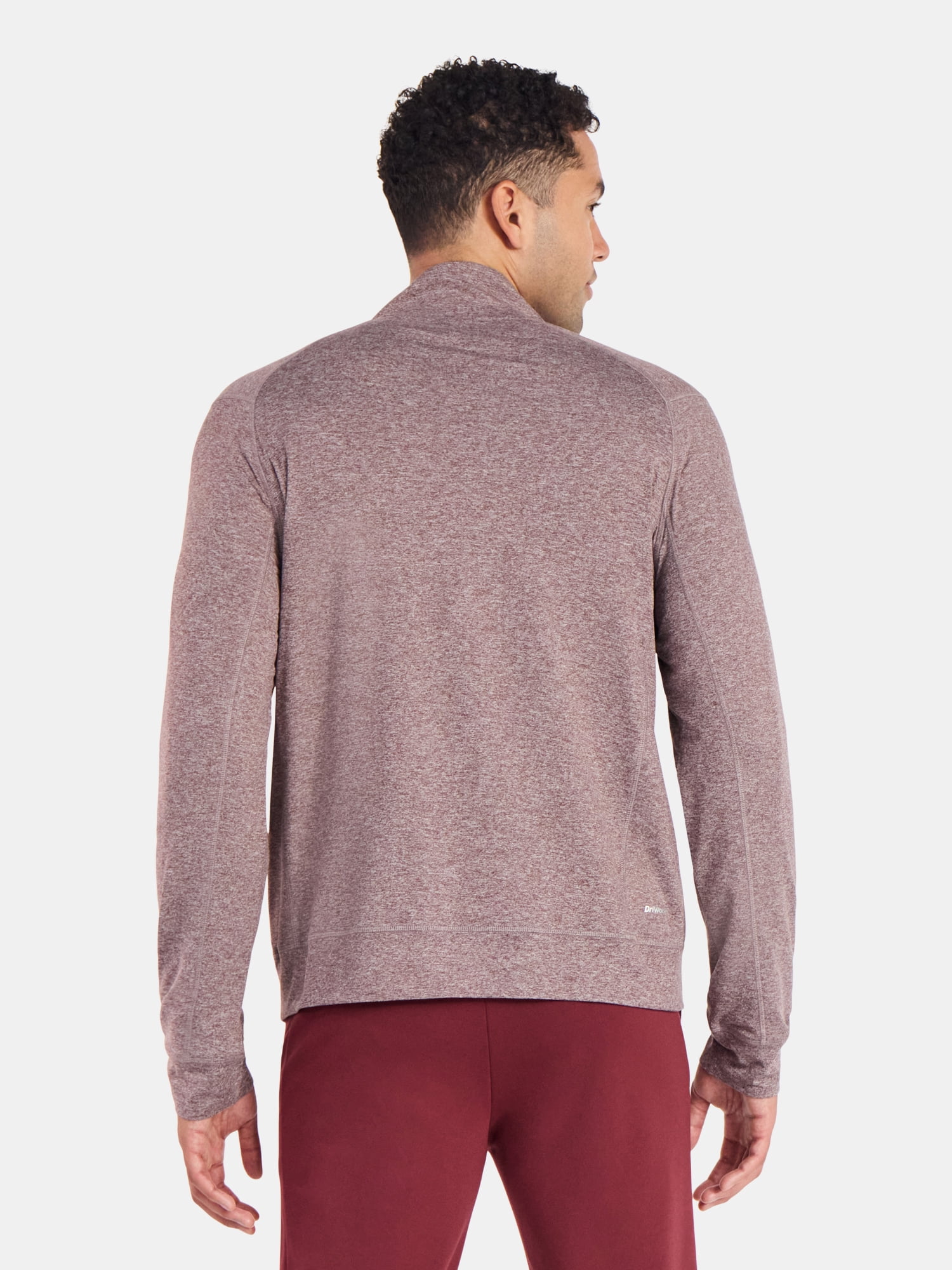 Athletic Works Men's and Big Men's ButterCore Soft Quarter-Zip Pullover Shirt, Sizes S-3XL