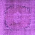 thumbnail image 1 of Ahgly Company Indoor Square Persian Purple Traditional Area Rugs, 4' Square, 1 of 4