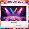 thumbnail image 2 of Mirror Ball Design Disco Party Banner Colorful Lights Party Banner Shiny Disco Retro Dance Party Banner for Disco Party Dance Event Retro Celebration, 2 of 9