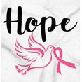 thumbnail image 2 of Breast Cancer Awareness Hope Dove Women's Graphic T Shirt Tees Brisco Brands X, 2 of 5