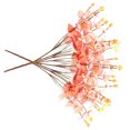 thumbnail image 3 of Ramo de hojas artificiales de 2 piezas, decoración de plantas de simulación, centro de mesa, ramo de hojas falsas de boda, rosa seitruly HA7778-03B, 3 of 6