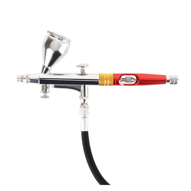 Large Air Flow Dual Action Airbrush Pen Spray Gun for Art Model Body Paint Artist Makeup Nail Tattoos Cake Tools ,Easy to Use