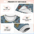 thumbnail image 4 of Girls' long-sleeved dress Fitness Equipment and Balls Girls' A-line dress with ribbed cuffs Soft and comfortable, 4 of 6