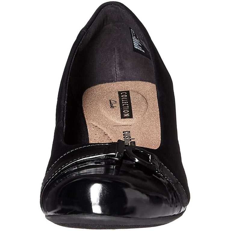 Clarks women's flores 2024 poppy wedge pump