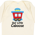 thumbnail image 4 of Inktastic Train Our Little Caboose New Baby Boys or Girls Long Sleeve Baby Bodysuit, 4 of 5
