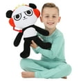 thumbnail image 2 of Ryan's World Kids Panda Bedding Plush Cuddle and Decorative Pillow Buddy, 2 of 9