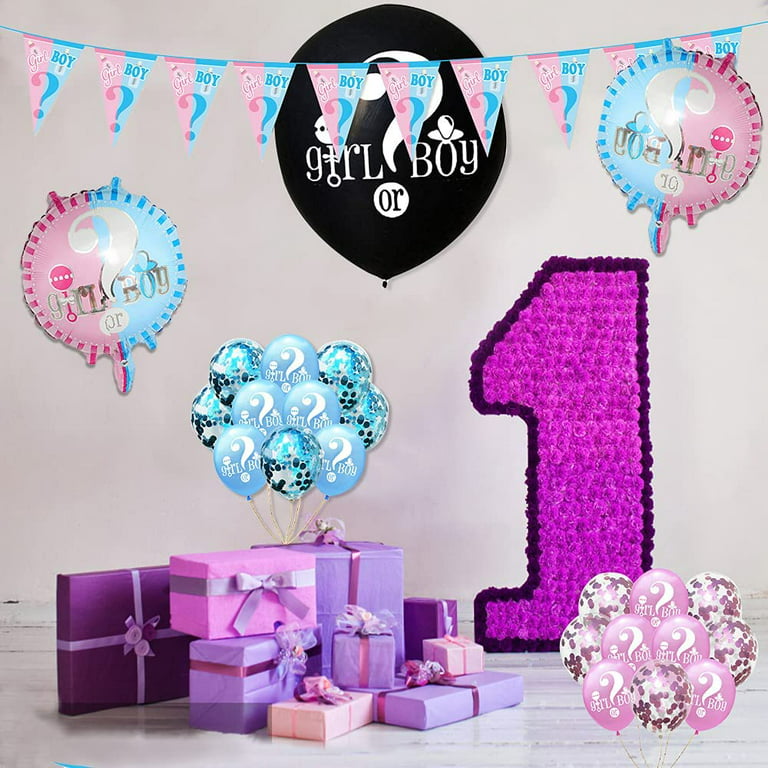 Baby Shower Party Decorations Boy Or Girl Gender Reveal Party Supplies With  Photo Booth Props From Cat11cat, $11.91