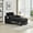 Black, variant on Jopath Convertible Sofa Chair Bed,3-in-1 Sleeper Sofa with Pull-Out Bed,Modern Velvet Single Sofa Chair with Reclining Backrest and Wide Armrest for Living Room Small Space,Gray