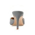 thumbnail image 4 of Journee Womens Ollie Mules Low Stiletto Pointed Toe Pumps, 4 of 10