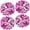 Pink-Silver(Style B), variant on Topboutique Cheerleading Pom Poms,4 Pcs Cheer Pom Poms,Metallic Foil Fun Spirited Cheer Pom Poms,Metallic Cheerleading Pom Poms for Girl Team Spirit Sports Games Dance Outfit,Gold + Purple