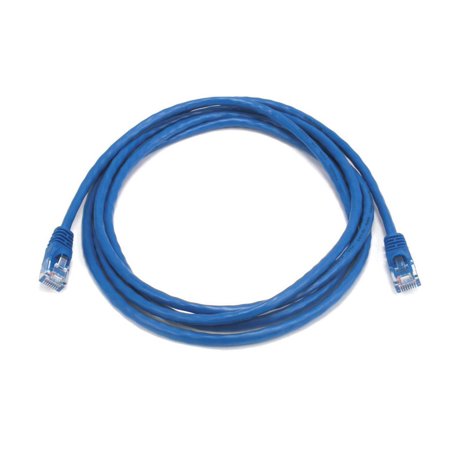 UPC: 0844660001348 | Monoprice 7FT 24AWG Cat5e 350MHz UTP Ethernet Bare Copper Network Cable – Blue