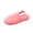 Pink, variant on YgkuHd Women's Soft Fuzzy Closed Toe House Slippers with Back Strap Warm Cozy Indoor Bedroom Slide Slippers Winter