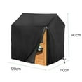 thumbnail image 2 of Playhouse Cover Outdoor Wooden Kids Playhouse Covers Waterproof Sun Protection dust Heavy duty, 2 of 6