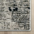 thumbnail image 4 of Well Woven Abstract Grey Navy Distressed Modern 5'2" x 7' Area Rug, 4 of 7